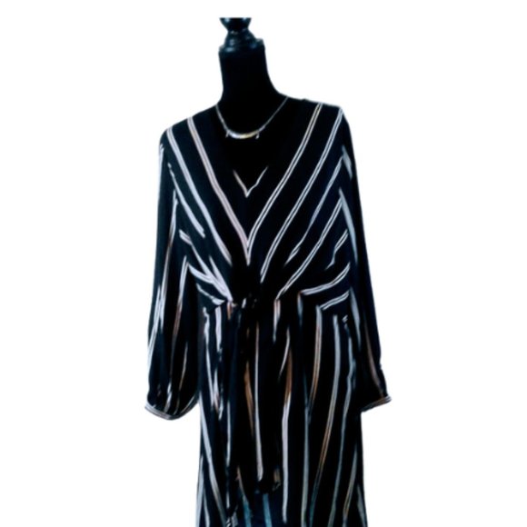 #C54 Women’s Summer Dress Blouse With Tie Belt - Picture 6 of 7